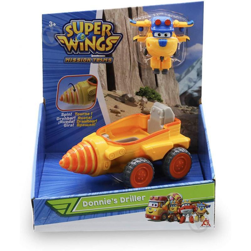 Super Wings Бурильний автомобіль Донні (EU730843) - зображення 1