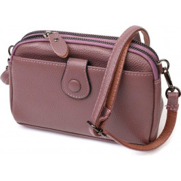 Vintage Жіноча сумка-клатч із фактурної шкіри пудрового кольору  (2422126)