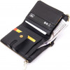 Vintage Невеликий чорний гаманець із натуральної шкіри з ланцюжком  2420437 - зображення 4