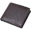Vintage Темно-коричневе чоловіче портмоне з фактурної шкіри без застібки  (2420476) - зображення 1