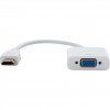 Merlion HDMI - VGA White (YT-C-HDMI(M)/VGA(F)-W) - зображення 1