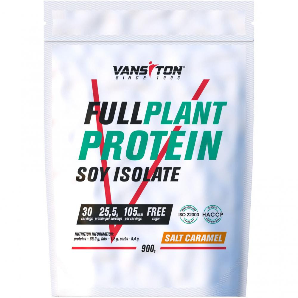 Ванситон Ful Plant Protein Soy Isolate /Соевый изолят/ 900 g /30 servings/ Salted caramel - зображення 1
