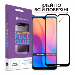   MakeFuture Защитное стекло Full Cover Full Glue Xiaomi Redmi 8A Black (MGF-XR8A)