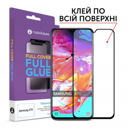   MakeFuture Защитное стекло Full Cover Full Glue для Samsung A70 A705 (MGF-SA705)