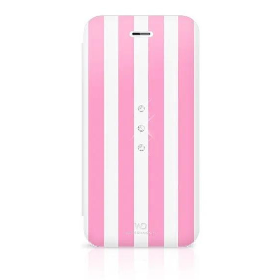 White Diamonds Girly Stripes for iPhone 6 (1311TRI70) - зображення 1