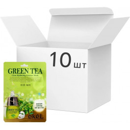 Ekel Упаковка Тканевая маска  с экстрактом Зеленого чая 25 мл х 3 шт (2502472)