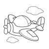 Книжковий хмарочос Дитяча розфарбовка для малюків "Літак" 403440, 8 сторінок - зображення 2