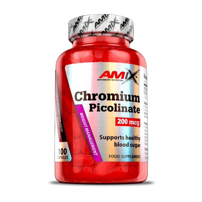 Amix Nutrition Chromium Picolinate 200 mcg, 100 капсул - зображення 1