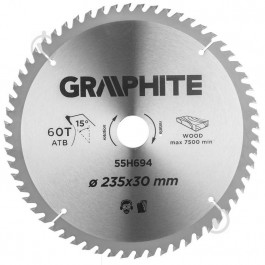 Graphite Пильный диск 235x30x2 Z60 55H694