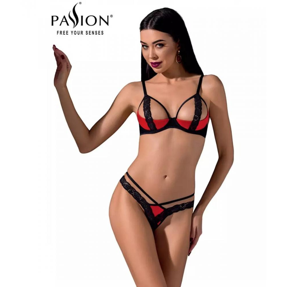 Passion S/M FEMMINA BIKINI red S/M - (P53128) - зображення 1