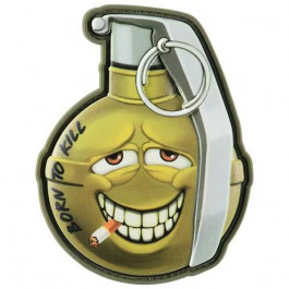   M-Tac Нашивка  Born To Kill v2 M67 3D PVC - Yellow/Silver (51139200)