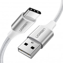 UGREEN US288 USB -Type-C Cable Aluminum Braid 1.5m White (60132)