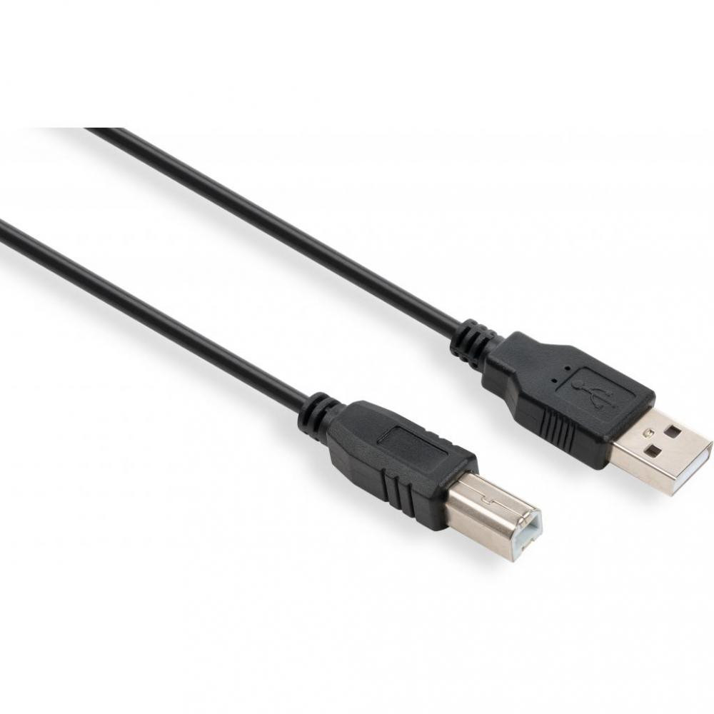 Vinga USB 2.0 AM/BM 1.8 m (VCPDCAMBM1.8BK) - зображення 1