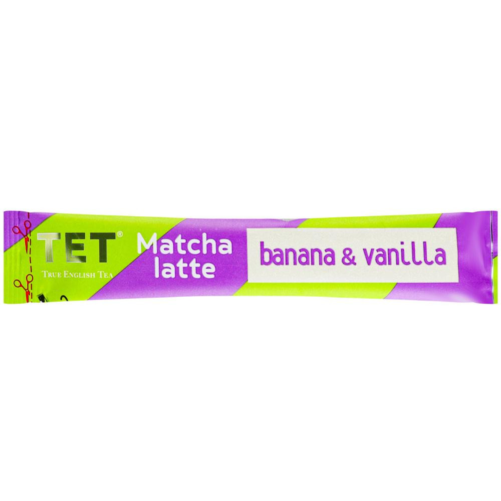 ТЕТ Напій на основі зеленого чаю  Matcha Latte Banana&Vanil, 10 г (5060207698542) - зображення 1
