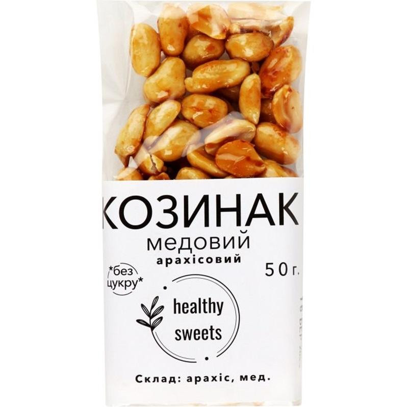 Healthy Козинак  Sweets арахісовий медовий 50 г (930580) (4820271190028) - зображення 1