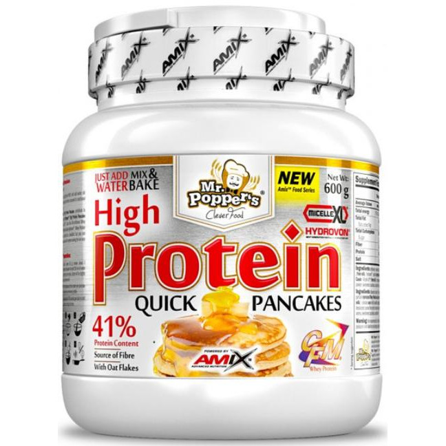 Amix High Protein Pancakes 600 g /10 servings/ Chocolate-Coconut - зображення 1