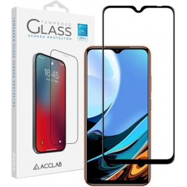 ACCLAB Защитное стекло Full Glue для Xiaomi Redmi 9T Black (1283126510564)