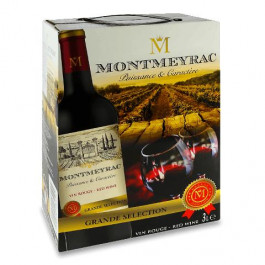Montmeyrac Вино  red dry, 3 л (3500610134494)