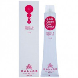 Kallos KJMN фарба для волосся з кератином та аргановою олією відтінок 7.31 Cappuccino  100 мл