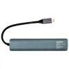 PowerPlant USB Type-C to HDMI 3xUSB Type-A SD TF USB Type-C PD100W (CA913848) - зображення 2