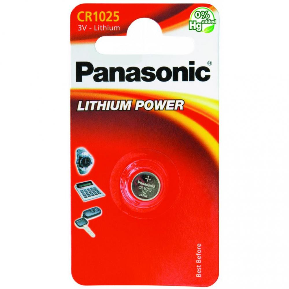 Panasonic CR-1025 bat(3B) Lithium 1шт (CR-1025EL/1B) - зображення 1