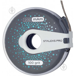 Staleks Pro Сменный файл-лента чехол в пластиковой катушке  PapMam Exclusive 100 грит 6 м (ATClux-100) (48202410