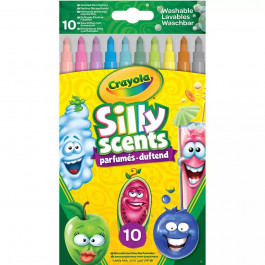 Crayola Silly Scents Набор фломасстеров, тонкая линия (washable) с ароматом, 10 шт  256340.024