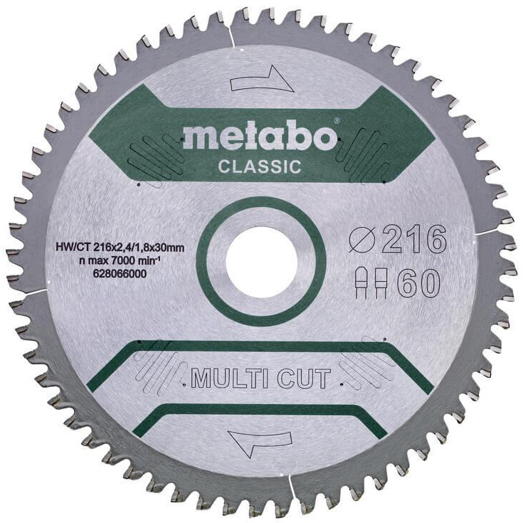 Metabo 216x30x2,4 мм (628655000) - зображення 1