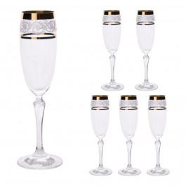 LORA Набір келихів для шампанського  Лідія 170 мл 6 шт (H50-022-6)