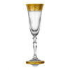 LORA Набір келихів для шампанського  Gold Версаль 135 мл 6 шт (H60-009) - зображення 2