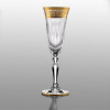 LORA Набір келихів для шампанського  Gold Версаль 135 мл 6 шт (H60-009) - зображення 3