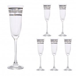 LORA Набір келихів для шампанського  Фіджі 170 мл 6 шт (H50-021-6)