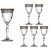 LORA Набір келихів для вина  Brass Версаль 165 мл 6 шт (H60-020) - зображення 1