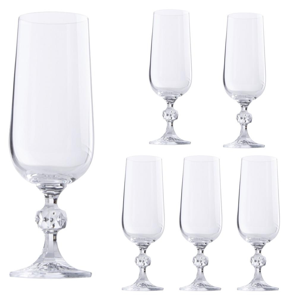 LORA Набор бокалов для шампанского Гестия 180 мл 6 шт (H80-012) - зображення 1