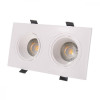 Brille Точечный светильник HDL-DT 95/2 GU5.3 WH (36-286) - зображення 1