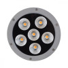 Brille Круглий світильник для саду AS-15 6*7W WW IP65 GY (34-529) - зображення 3
