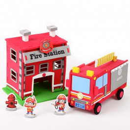 Na-Na Детский 3D пазл Пожарная станция IE512 (T47-002)