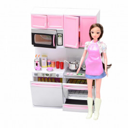 Na-Na Современная кухня с куклой Маленькая хозяйка (ID175)