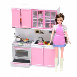 Na-Na Современная кухня с куклой Маленькая хозяйка (ID176)