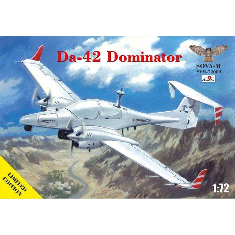 Sova Model Многоцелевой самолет Da-42 Dominator (SVM72009) - зображення 1