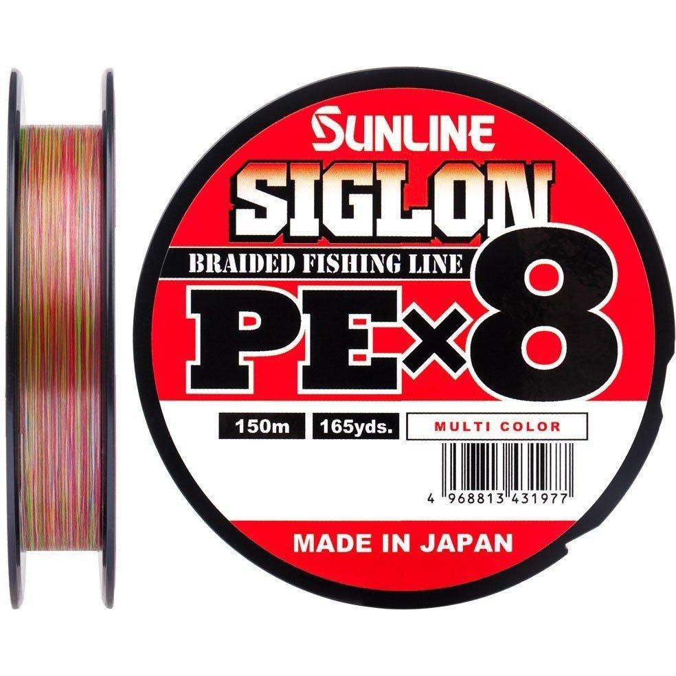 Sunline Siglon PE X8 / multicolor / #0.6 / 0.132mm 150m 4.5kg - зображення 1