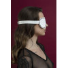 Feral Feelings Blindfold Mask, белая (SO3417) - зображення 2