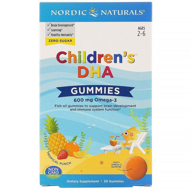Nordic Naturals Детская Омега-3  Children's DHA 600 mg Omega-3 30 жевательных таблеток - зображення 1