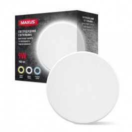 MAXUS MWL 9W 3CCT IP65 WH Circle білий (1-MWL-9W-WHC)