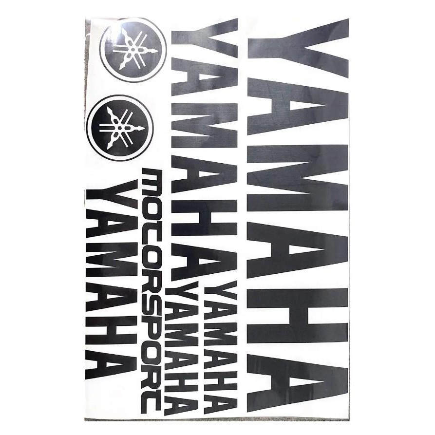 WM Лист наклейок Yamaha під оригінал - зображення 1