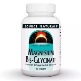 Source Naturals Magnesium Bis-Glycinate 60 Tabs