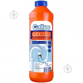 Gallus Гель для очищення труб  Rohreiniger Gel 1 л (4251415302142)