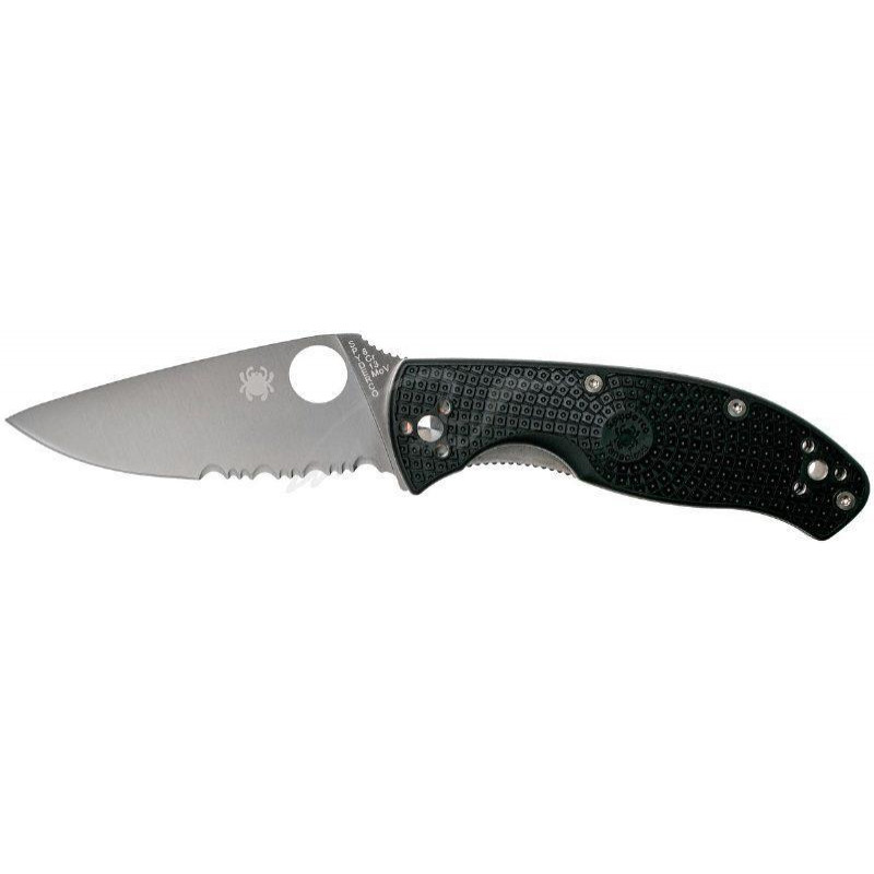 Spyderco Tenacious Half Serrated Black (87.13.90) - зображення 1