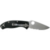 Spyderco Tenacious Half Serrated Black (87.13.90) - зображення 2