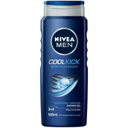   Nivea Гель для душу  MEN Сool Kick 3в1 500 мл (4005900845993/4005900835079/4006000010120)